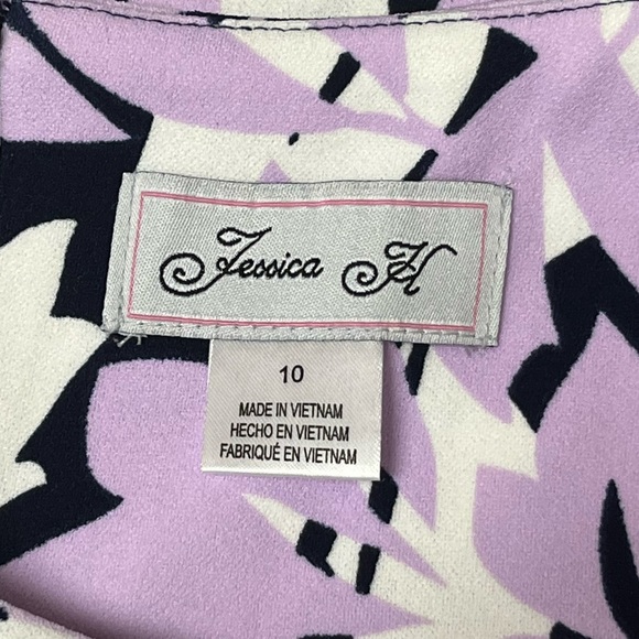 Jessica Howard Short Sleeve Floral Shift Dress - Picture 4 of 7